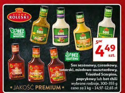 Sos miodowo musztardowy Roleski promocja
