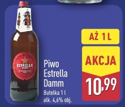 Piwo Estrella Damm promocja w Aldi
