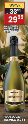 Prosecco Stock Treviso 0,75L promocja w Wafelek