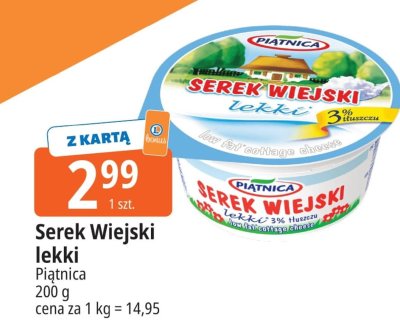 Serek Wiejski lekki promocja w Leclerc
