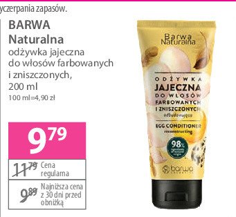 Odżywka jajeczna Barwa naturalna promocja