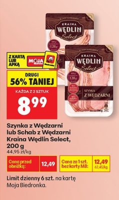 Schab z Wędzarni 200 g promocja w Biedronka