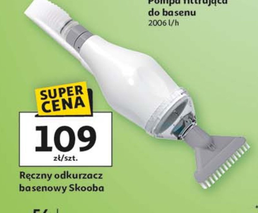Odkurzacz basenowy skooba promocja w Auchan
