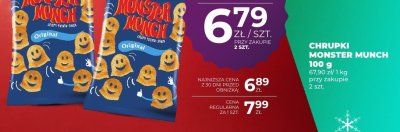 Chipsy Monster Munch Original Lorenz 100 g promocja w Duży Ben