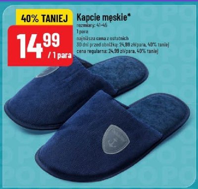 Kapcie m臋skie promocja w POLOmarket