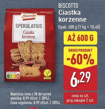 Ciastka korzenne Biscotto promocja