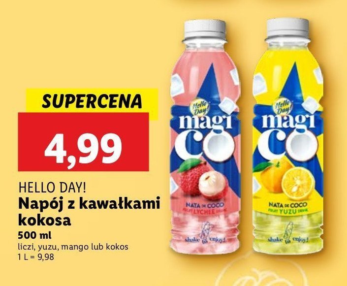 Sok yuzu Hello day! promocja w Lidl