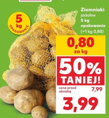 Ziemniaki jadalne 5 kg Kaufland promocja