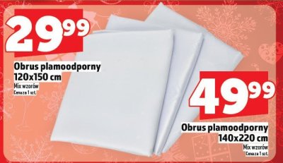 Obrus plamoodporny 140x220 cm promocja w TOPAZ
