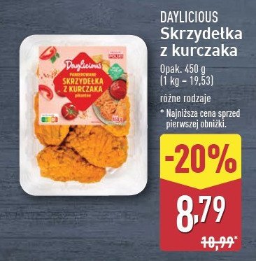 Skrzydełka z kurczaka pikantne Daylicious promocja