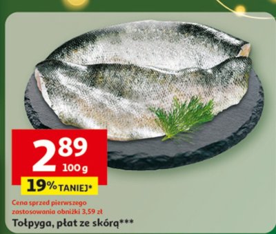 Tołpyga, płat ze skórą promocja w Auchan