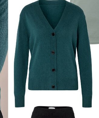 Kardigan cienki z zawartością certyfikowanej wełny promocja w Tchibo