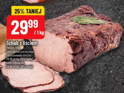 Schab z liściem Pekpol promocja w POLOmarket