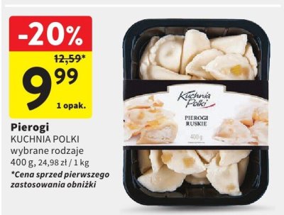 Pierogi KUCHNIA POLKI promocja w Intermarche
