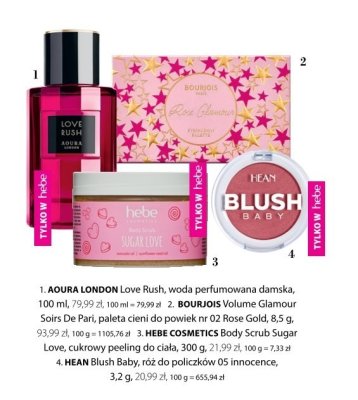 Róż do policzków Blush Baby nr 05 Innocence HEAN promocja w Hebe