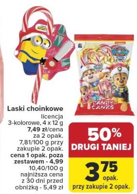 Laski choinkowe promocja w Carrefour
