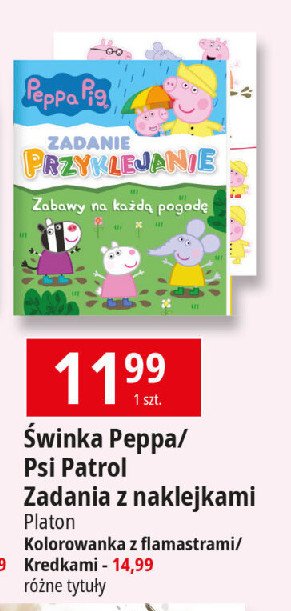 Zadanie przyklejanie psi patrol promocja w Leclerc