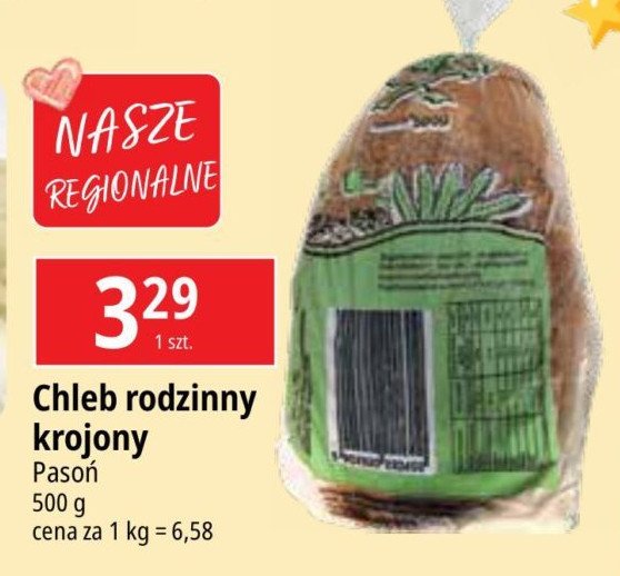 Chleb rodzinny krojony PASOŃ promocja w Biedronka