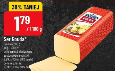 Ser Gouda Polmlek promocja w POLOmarket