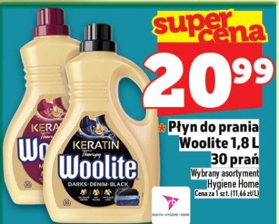 Płyn do prania Woolite 1,8 L 30 prań promocja w TOPAZ
