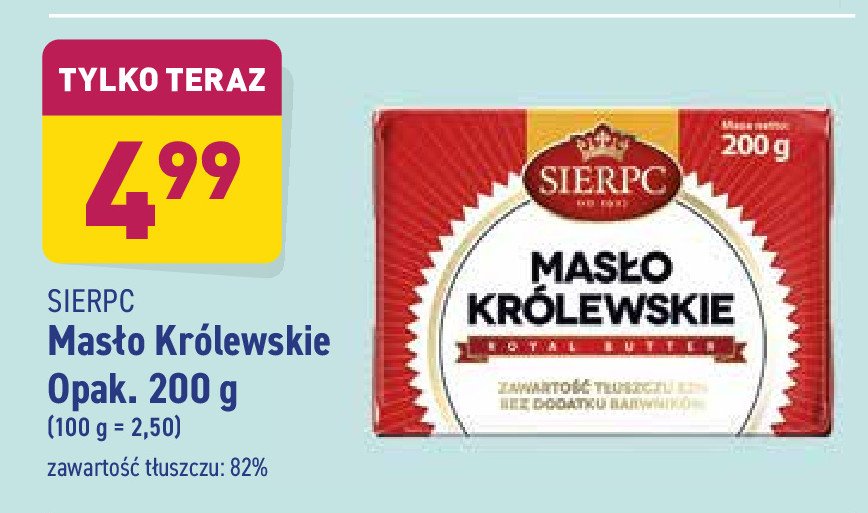 Mas艂o kr贸lewskie 82% Sierpc promocja
