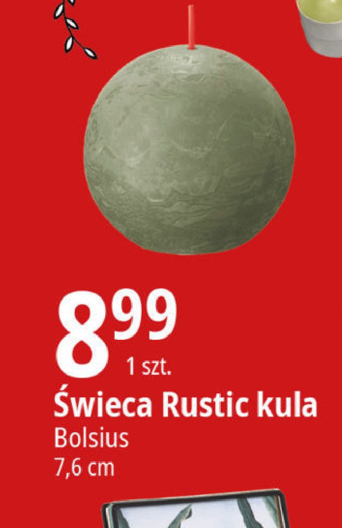 艢wieca rustic kula Bolsius promocja