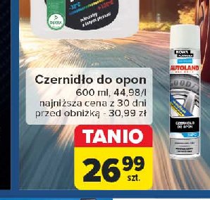 Czernidło do opon Autoland promocja w Carrefour