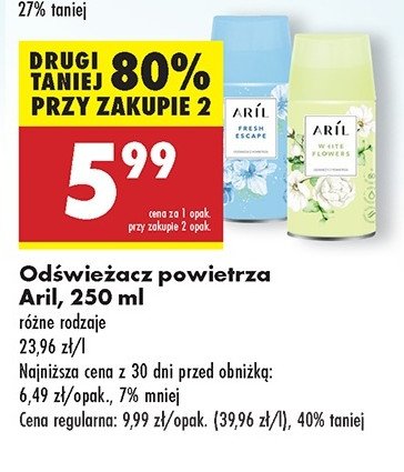 Odświażacz powietrza cosy moments Aril promocja w Biedronka