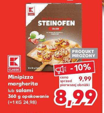 Pizza mini margherita K-classic promocja