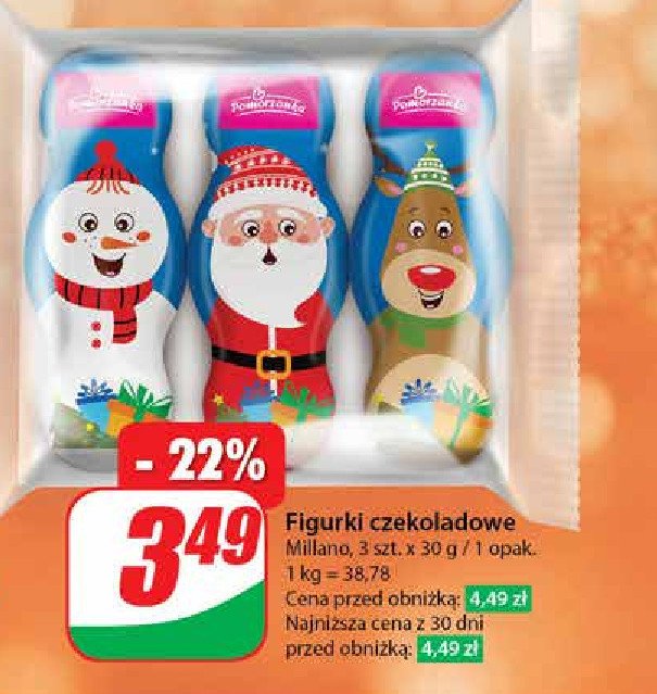 Figurki czekoladowe Pomorzanka promocja