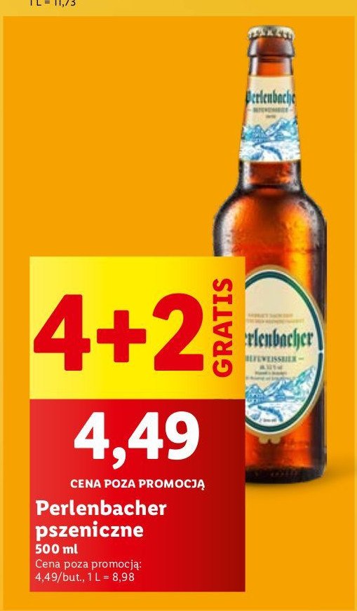 Piwo Perlenbacher hefeweissbier promocja