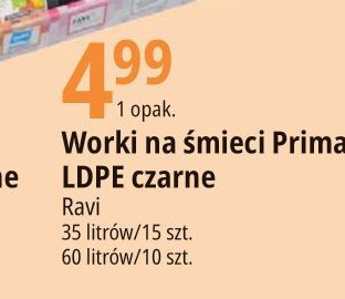 Worki na smieci 60 l Ravi promocja