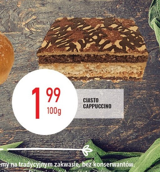 Ciasto cappuccino promocja w Prim Market