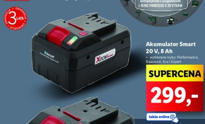 Akumulator smart Parkside promocja