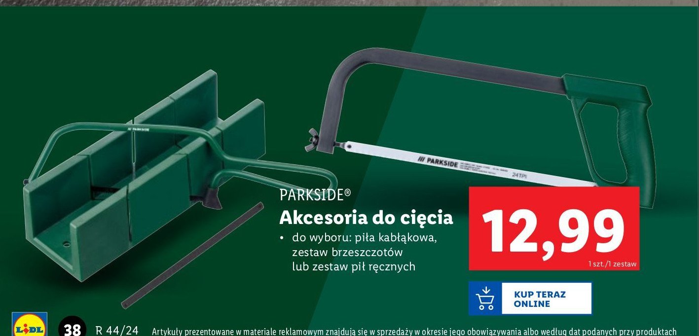 Piła kabłąkowa Parkside promocja w Lidl