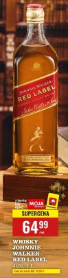 Whisky Johnnie Walker Red Label 40% 1 l promocja w Biedronka