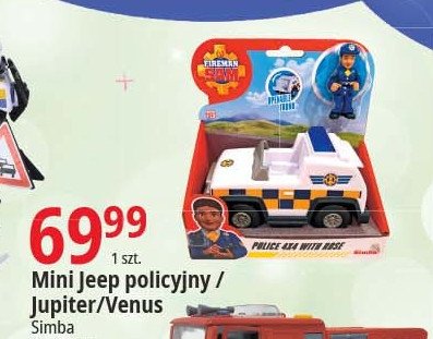 Zabawka stra偶ak sam jupiter Simba promocja