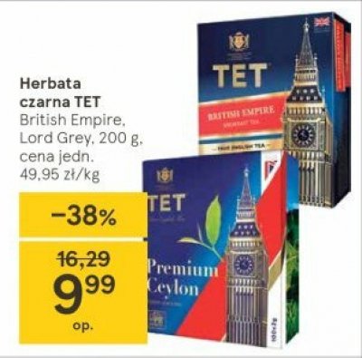 Herbata Tet promocja