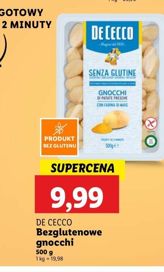 Gnocchi De cecco promocja