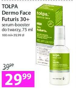 Serum-booster przeciw pierwszym zmarszczkom Tołpa: dermo face, futuris 30+ promocja