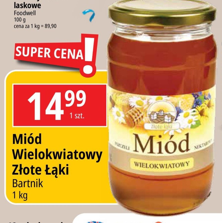 Miód wielokwiatowy Złote łąki promocja