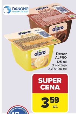 Deser ALPRO promocja w Carrefour
