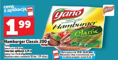 Hamburger Classic 200 g promocja w TOPAZ