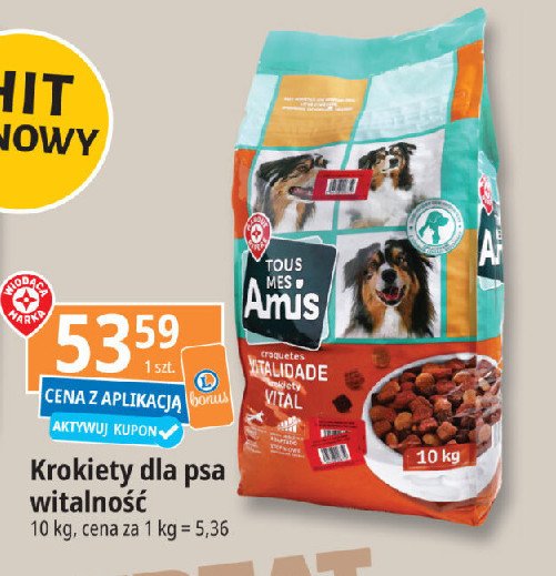 Krokiety witalnośc Wiodąca marka tous mes amis promocja w Leclerc