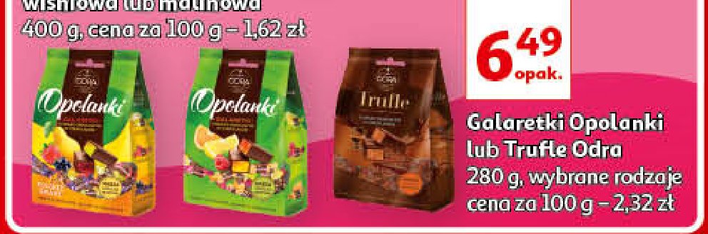 Cukierki trufle rumowe Odra promocja