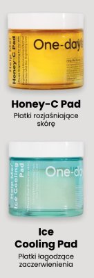 Płatki do twarzy One-day's Ice Cooling Pad łagodzące zaczerwienienia promocja w Hebe