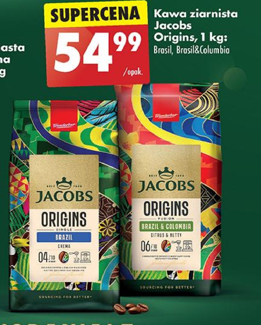 Kawa brazil Jacobs origins promocja