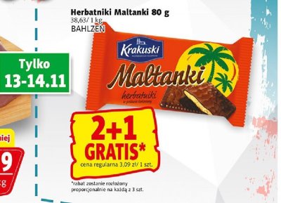 Herbatniki Maltanki Krakuski promocja w Prim Market