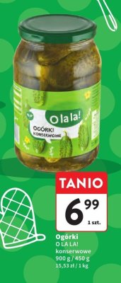 Ogórki O LA LA! konserwowe promocja w Intermarche
