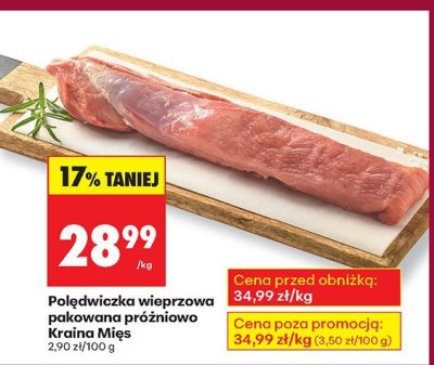 Pol臋dwiczka wieprzowa promocja w Biedronka